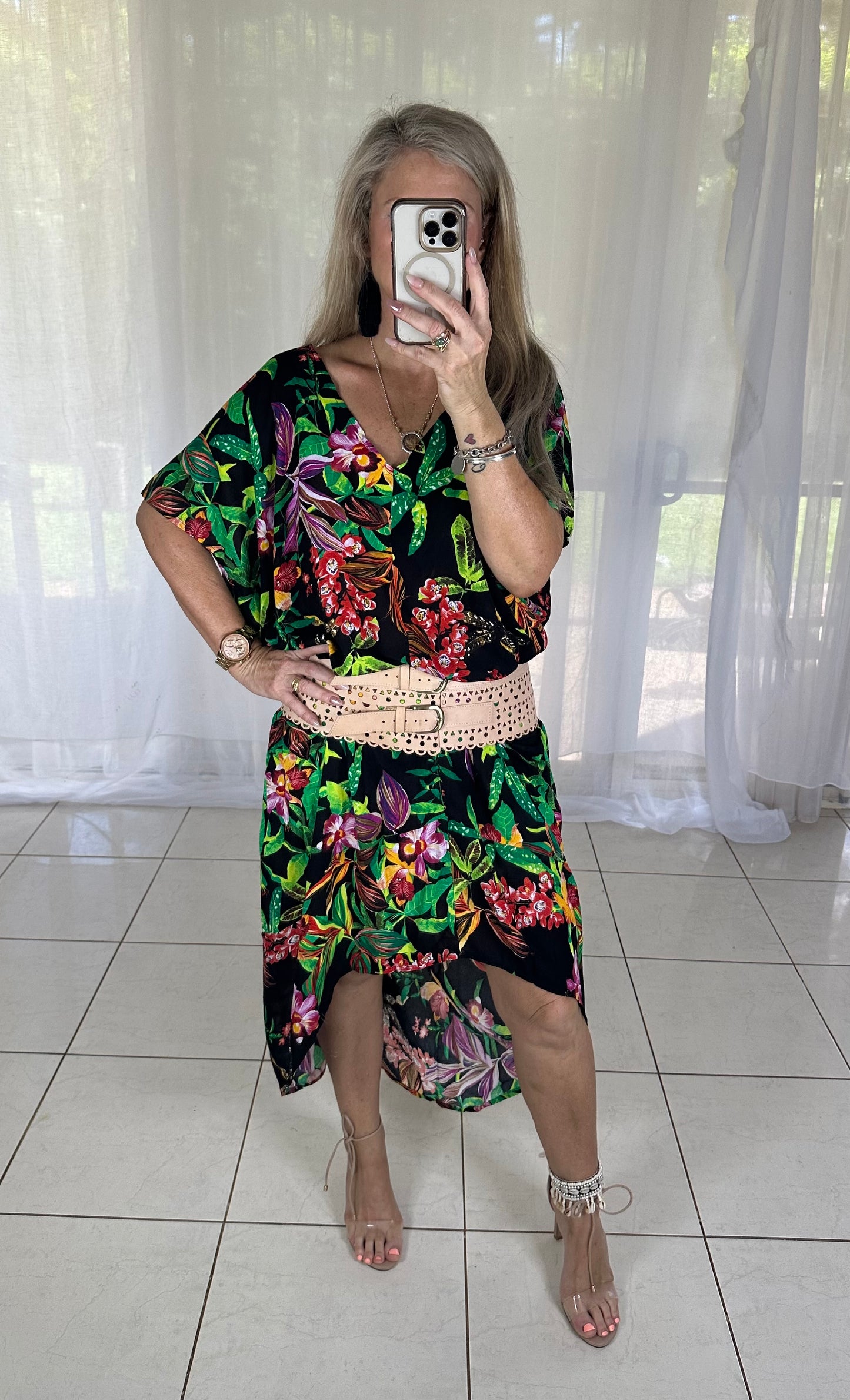 Tilly Maxi - Midnight Tropical