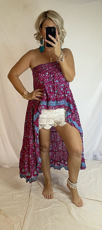Daphne Skirt - Boho Magenta