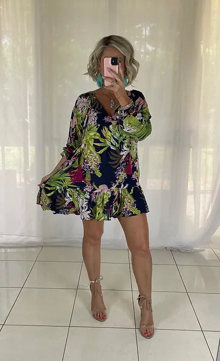 Millie - Tropical Navy **disc