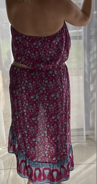 Roxy Dress - Boho Magenta