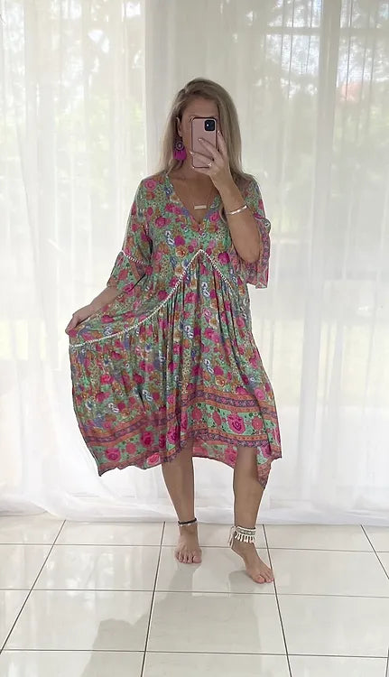 Frankie Maxi Dress - Toffee Apple