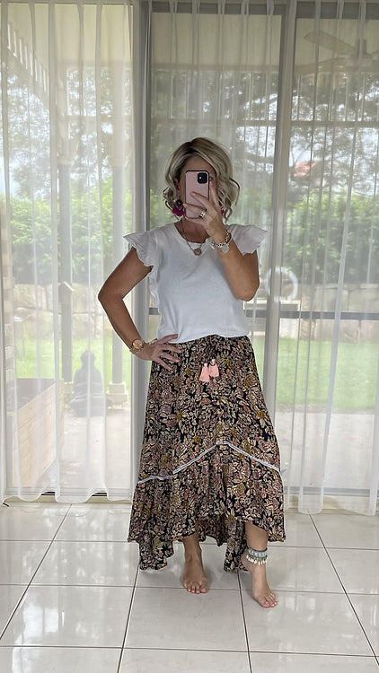 Marley Skirt - Chocolate