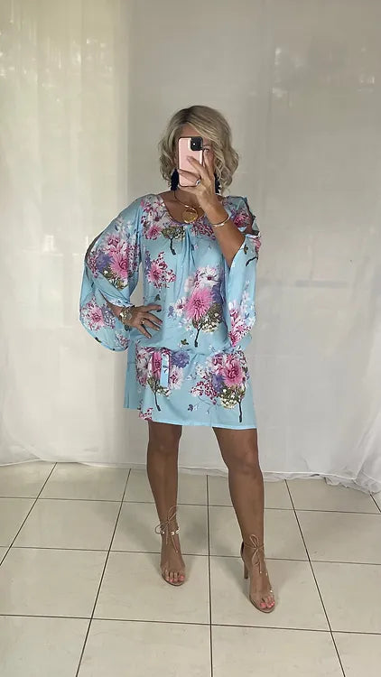 Rosie - Denise Floral Aqua