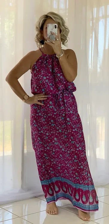 Willow Halter - Boho Magenta