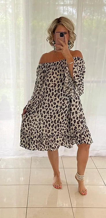 Mavis - Cream Leopard