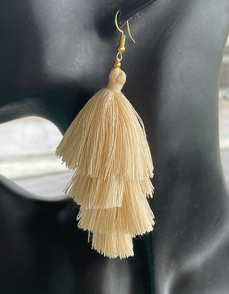 Tassel Earrings - Natural
