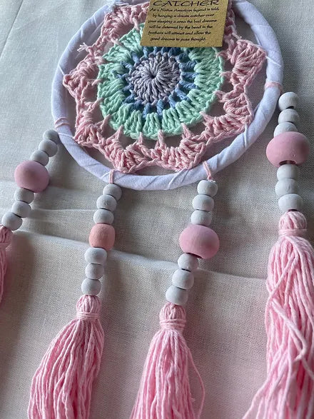 Dream Catcher Circle - Baby Pink