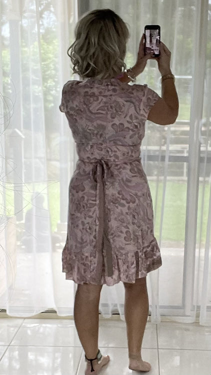 Juno Short Wrap - Blush