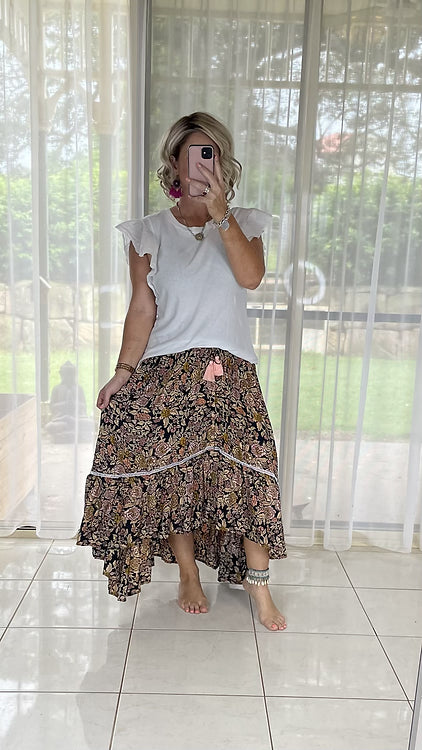 Marley Skirt - Chocolate