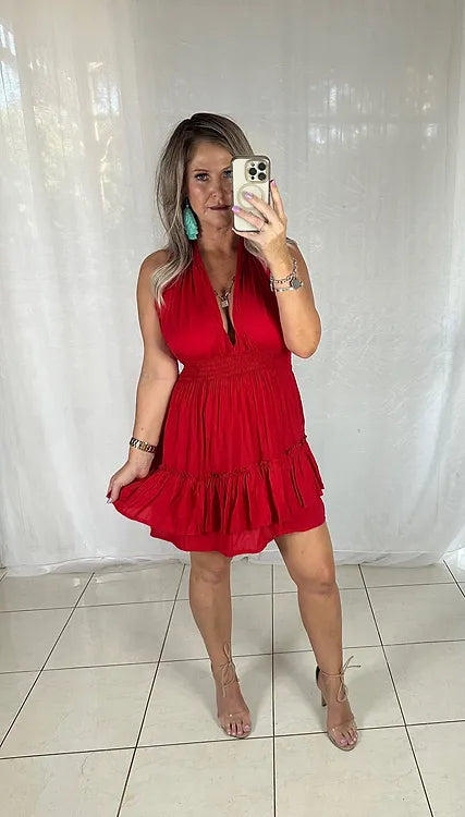 Margot Multi way Dress - Red