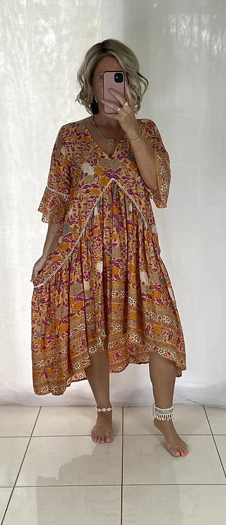 Frankie Maxi Dress - Lemon