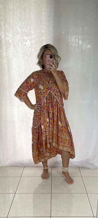 Frankie Maxi Dress - Lemon