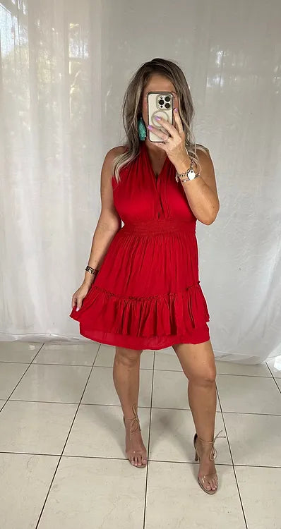 Margot Multi way Dress - Red