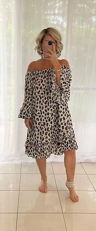 Mavis - Cream Leopard
