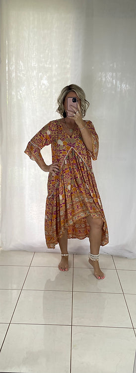 Frankie Maxi Dress - Lemon
