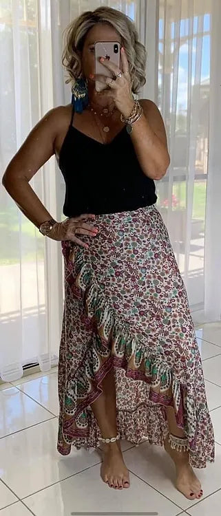 Halo Wrap Skirt - Boho Kiki