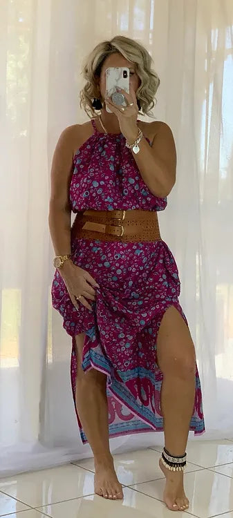 Willow Halter - Boho Magenta