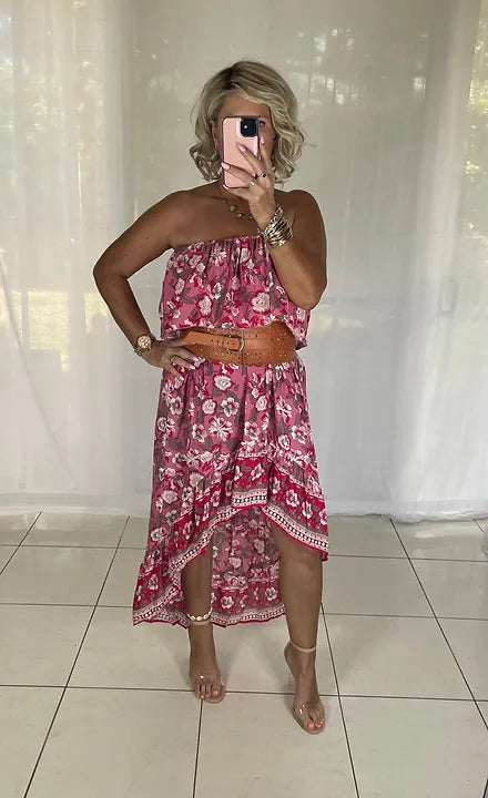 Roxy Dress - Red Poppies