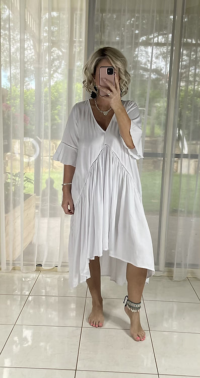 Frankie Maxi Dress - White