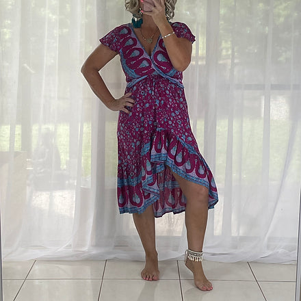 Augie - Boho Magenta