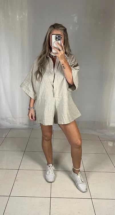 Lou Lou Playsuit - Neutral