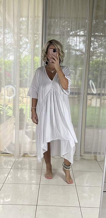 Frankie Maxi Dress - White