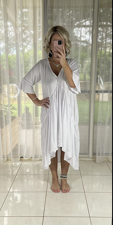 Frankie Maxi Dress - White