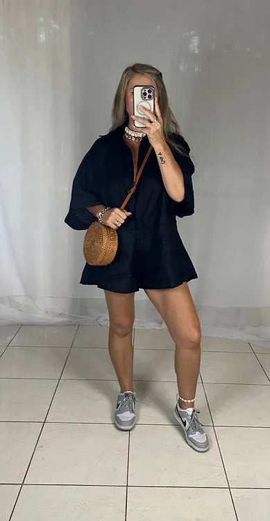 Lou Lou Playsuit - Black
