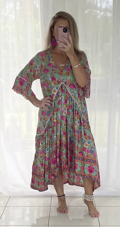 Frankie Maxi Dress - Toffee Apple