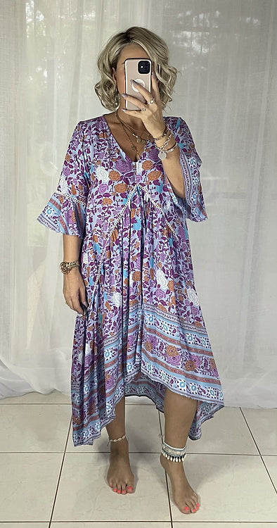Frankie Maxi Dress - Purple 51