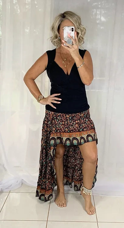 Daphne Skirt - Boho Brown