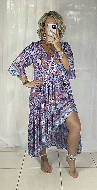 Frankie Maxi Dress - Purple 51