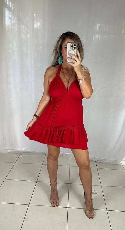 Margot Multi way Dress - Red