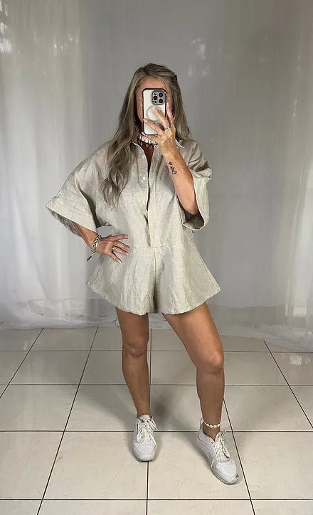 Lou Lou Playsuit - Neutral
