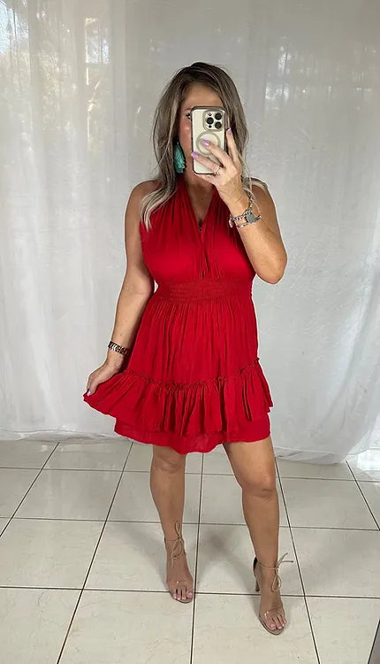 Margot Multi way Dress - Red
