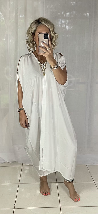 Ivey Kaftan - White **disc