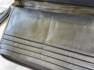 Handmade Leather Purse - Chocolate