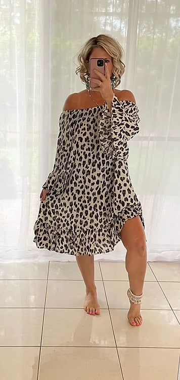 Mavis - Cream Leopard