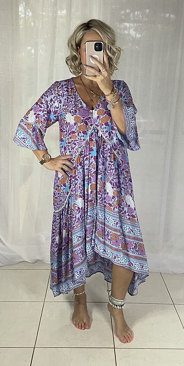 Frankie Maxi Dress - Purple 51