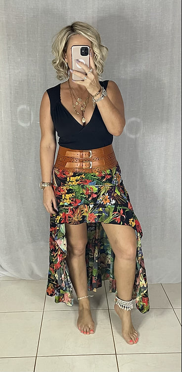 Daphne Skirt - Tropical multi