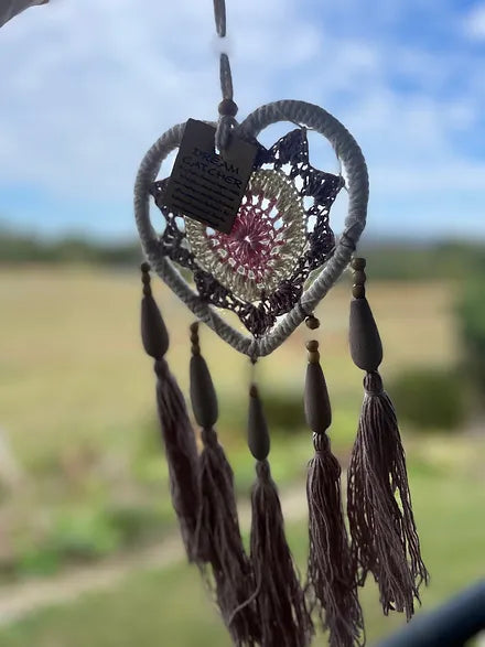 Dream Catcher Heart - Coffee