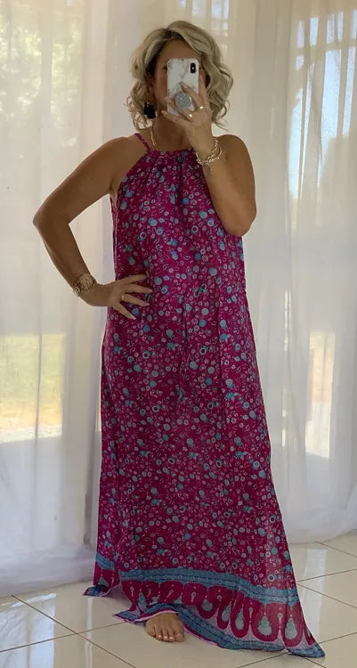 Willow Halter - Boho Magenta