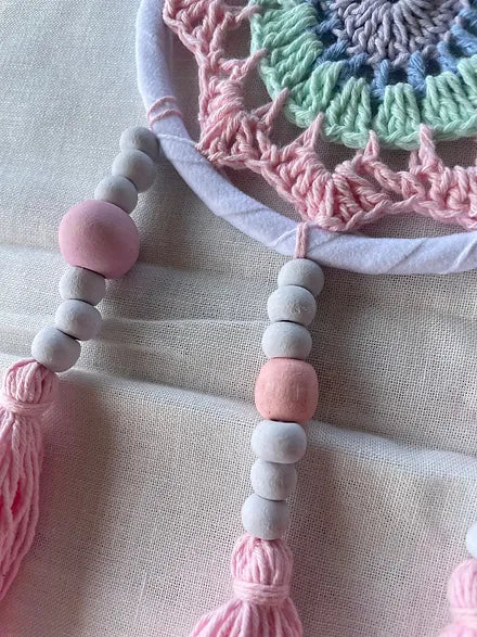Dream Catcher Circle - Baby Pink