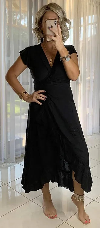 Ella Wrap - Midnight Black