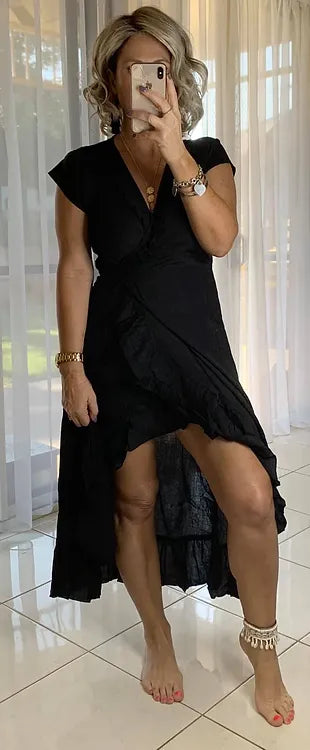Ella Wrap - Midnight Black