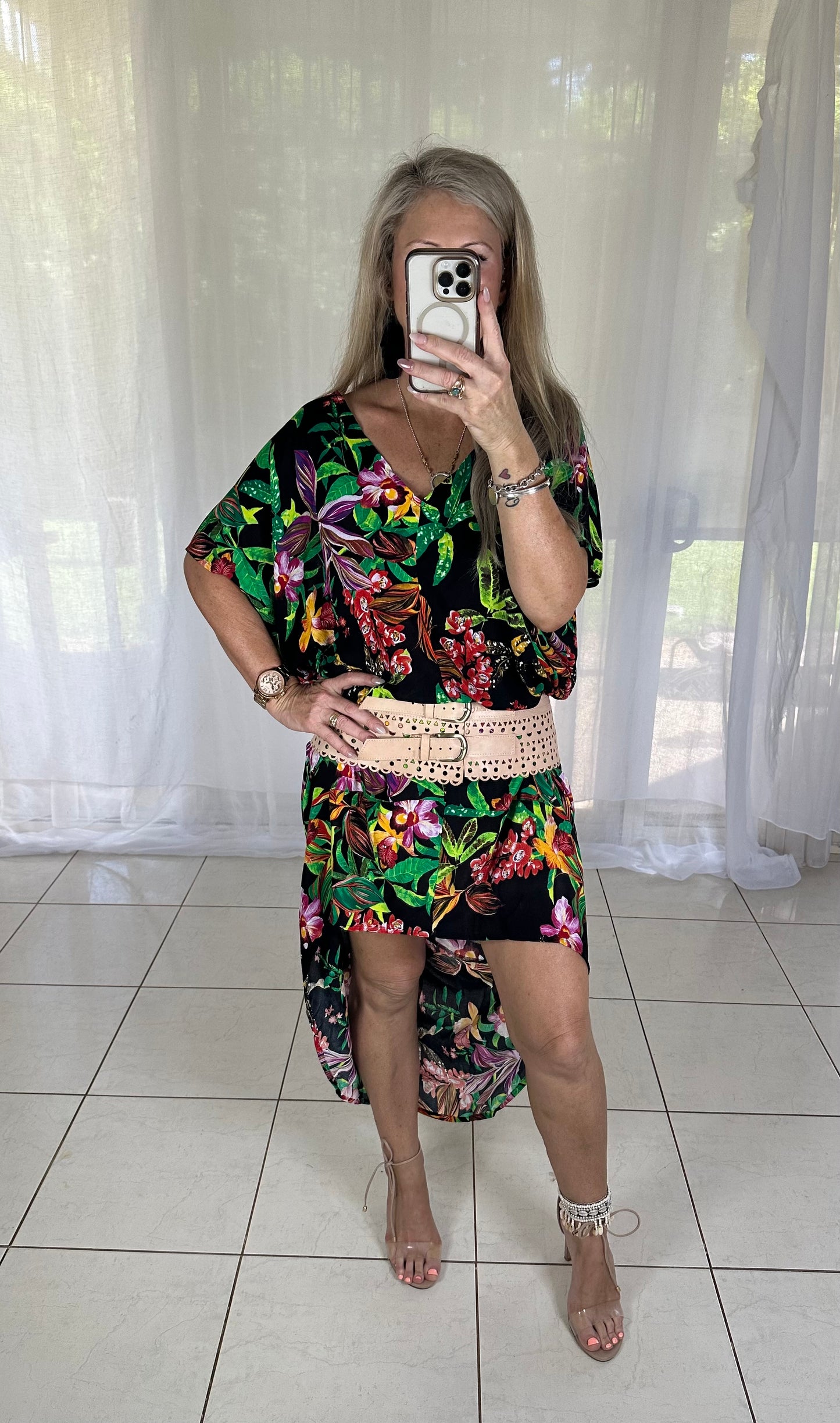 Tilly Maxi - Midnight Tropical