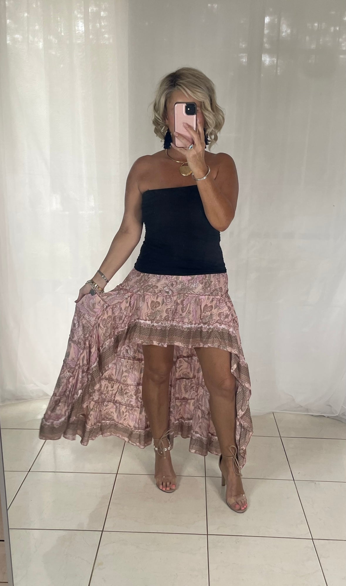 Daphne Skirt - Blush