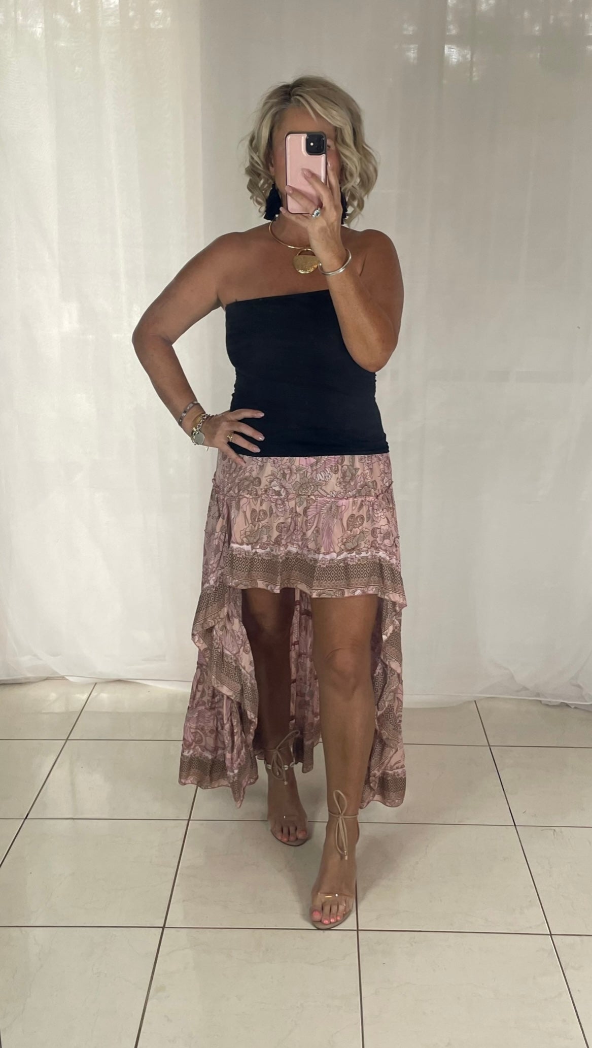 Daphne Skirt - Blush