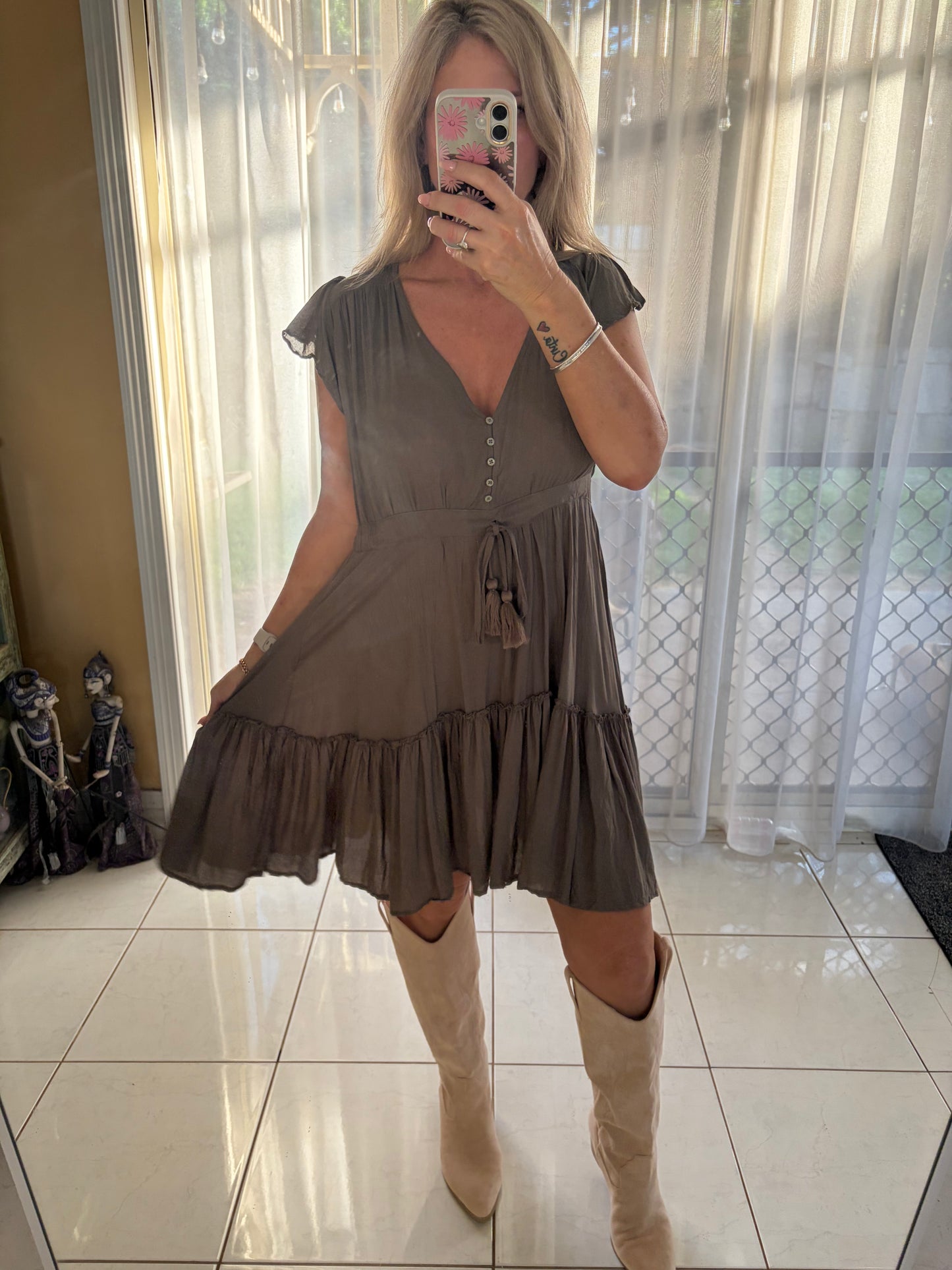 Stella Dress - Latte