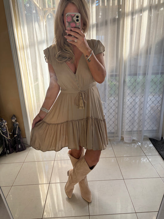 Stella Dress - Vanilla